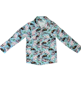 Shea Baby Shea Baby Vegas Cowboy LS Pearl Snap Shirt Snap15