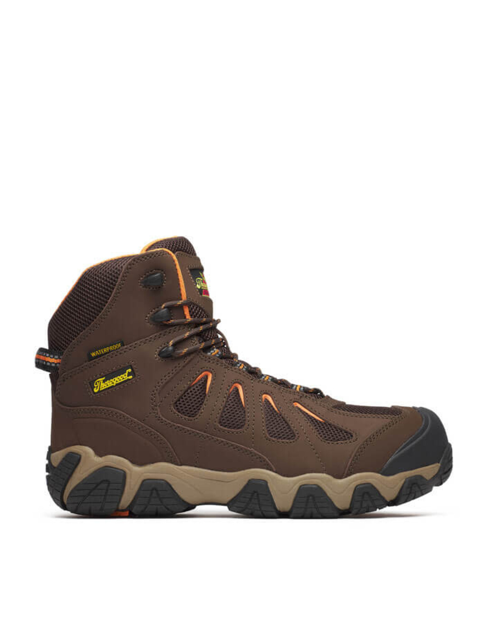 Thorogood Thorogood Men's Crosstrex 6” Waterproof 804-4296 Composite Toe Brown Hiker Work Boots DISCONTINUED