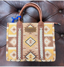 Wrangler Wrangler Tan & Yellow Aztec Tote Bag WG2209-8120STN