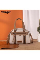 Wrangler Wrangler Whipstitch Tan Satchel/Crossbody Purse WG185-5112LGY