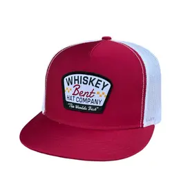 Whiskey Bent Hat Co. Whiskey Bent The WB Red Ball Cap