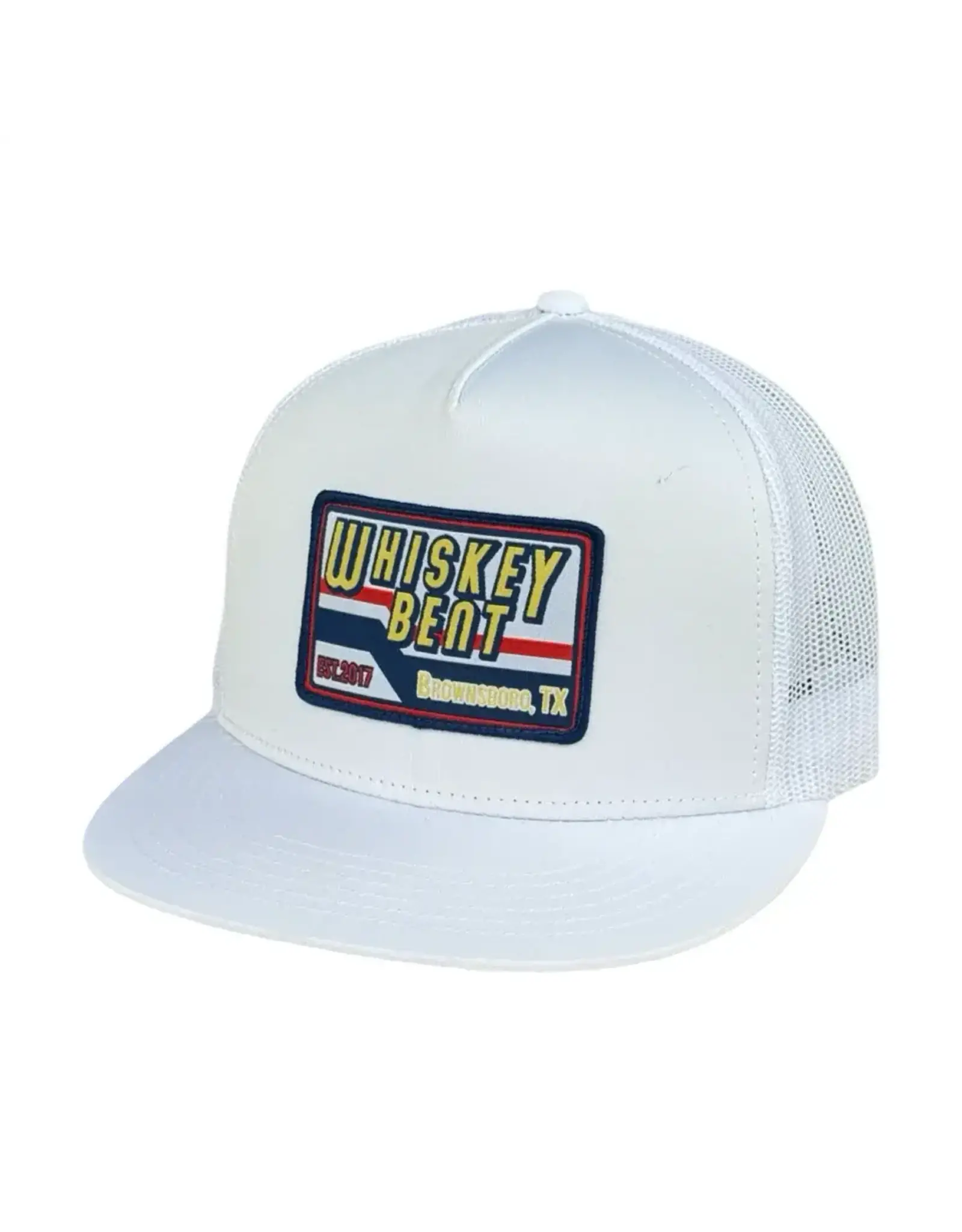 Whiskey Bent Hat Co. Whiskey Bent Talladega White Ball Cap