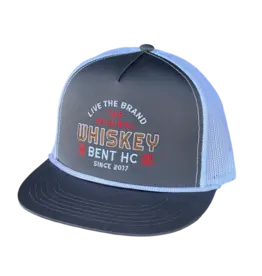Whiskey Bent Hat Co. Whiskey Bent The Straight Gunmetal Ball Cap
