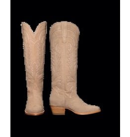 Tecovas Ladies The Abby Suede Snip Toe 20029 Driftwood