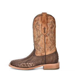 Corral Corral Mens Brown/Sand Ostrich Leg A4289 Western Boots DISCONTINUED