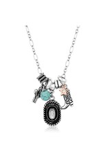 Attitude Jewelry Attitude Jewelry Country Connections Charm Necklace ANC6256