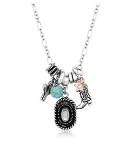Attitude Jewelry Attitude Jewelry Country Connections Charm Necklace ANC6256