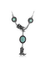 Attitude Jewelry Attitude Jewelry Dancing Shoes Cowboy Boot Necklace ANC6258