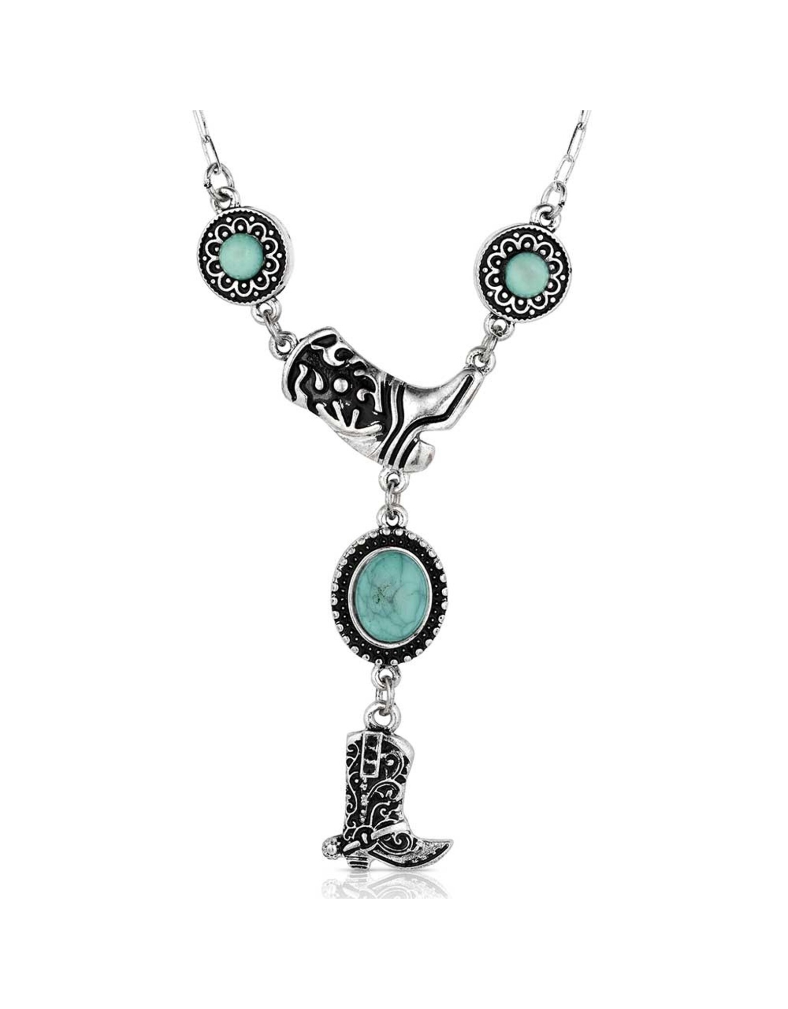 Attitude Jewelry Attitude Jewelry Dancing Shoes Cowboy Boot Necklace ANC6258