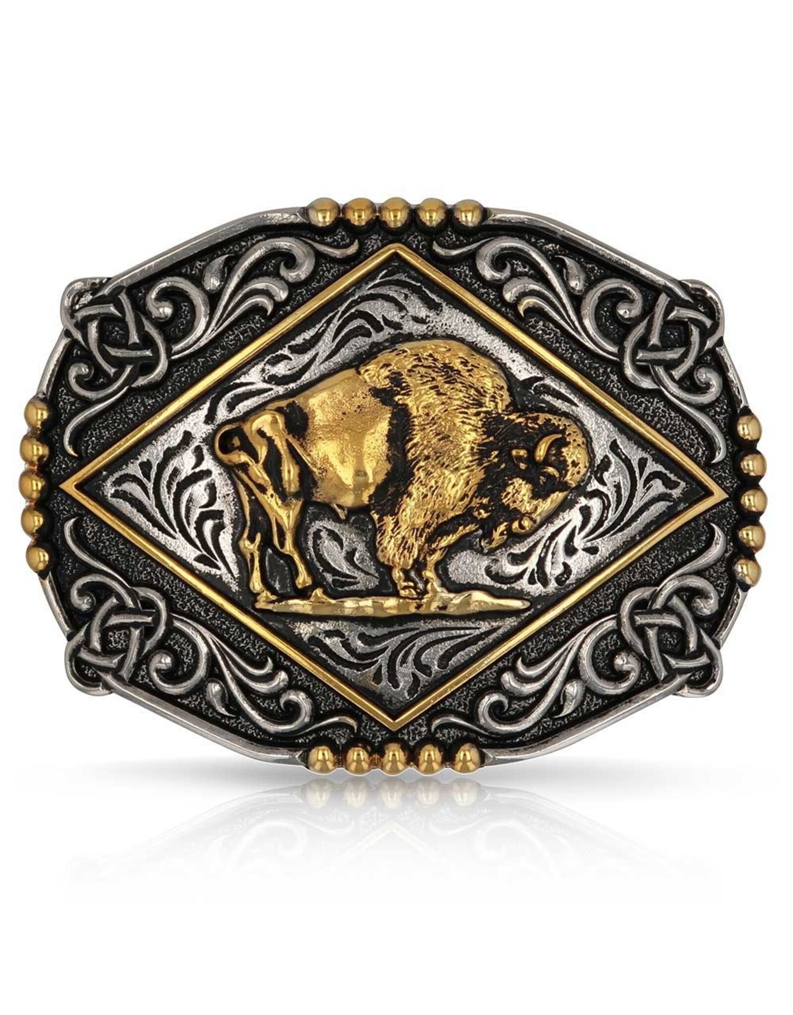 Attitude Jewelry Attitude "Majestic Valor" Buffalo  A1036P Belt Buckle