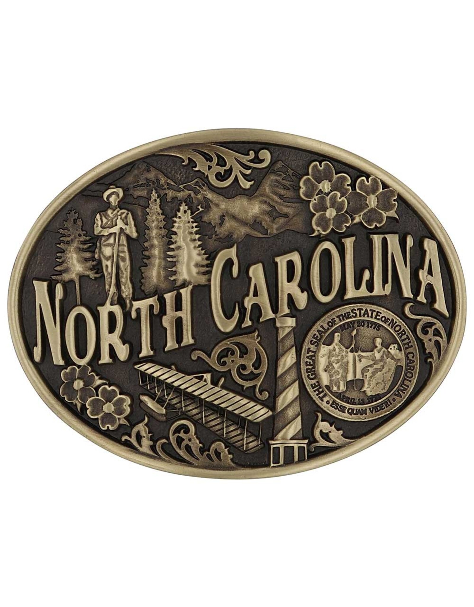 Attitude Jewelry Attitude Jewelry North Carolina State Buckle 60811NCC