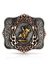 Attitude Jewelry Attitude Code of the West Bull Rider Buckle A1038P