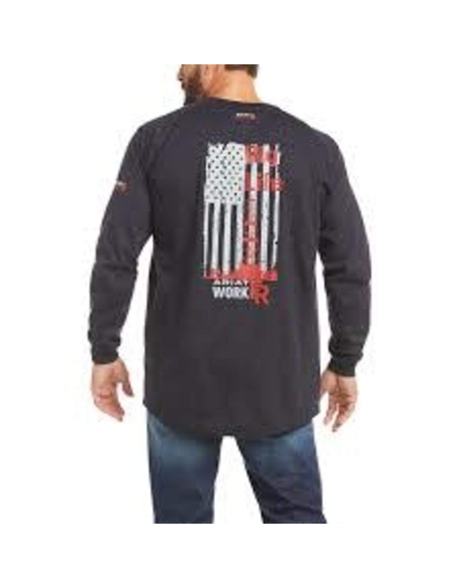 Ariat Ariat FR Air Rig Life Graphic Longsleeve Tshirt 10035509 Black