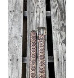 Cowtown Cowtown Mens Rattle Snake Print Belt H6715