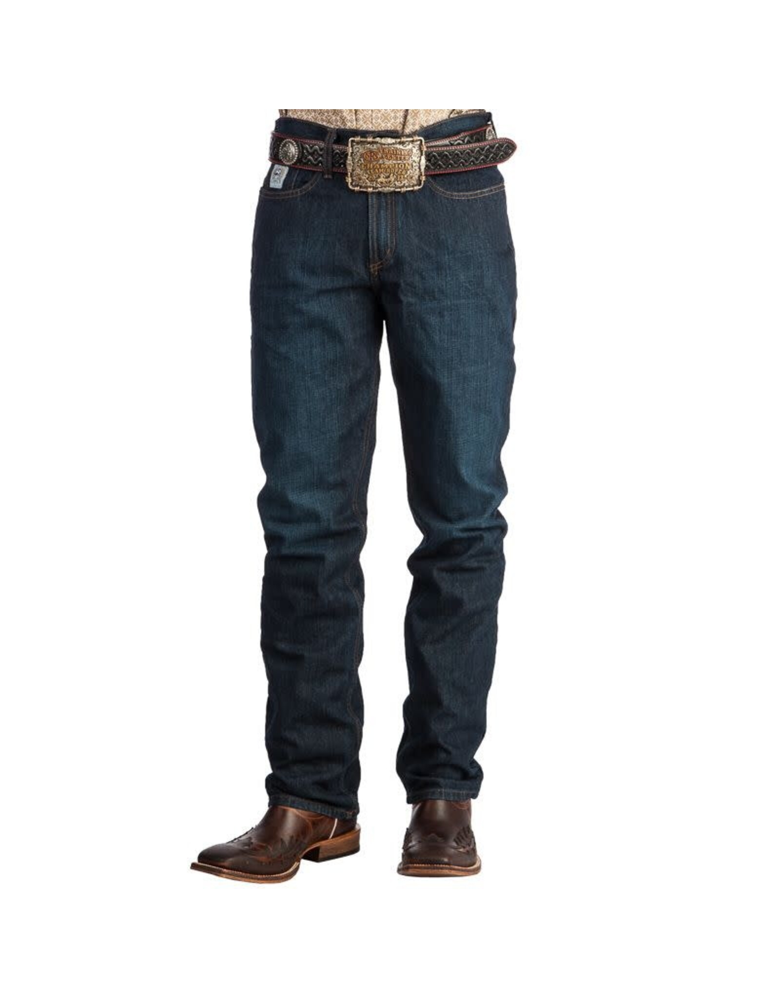 Cinch Mens Silver Label Slim Fit Jeans MB98034002-IND Dark Stone