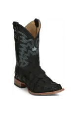 Justin Justin Ocean Front Pirarucu George Strait GR5708 Black Exotic Boot