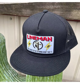 Cactus Alley Hat Co. Cactus Alley "Lineman" Lightning Bolt Snapback Cap
