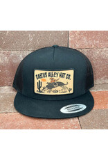 Cactus Alley Hat Co. Cactus Alley "Buckin' Dillo" Black/Buckskin Snapback Cap
