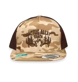 Cactus Alley Hat Co. Cactus Alley "CA Ranch" Multicam Camo Snapback Cap