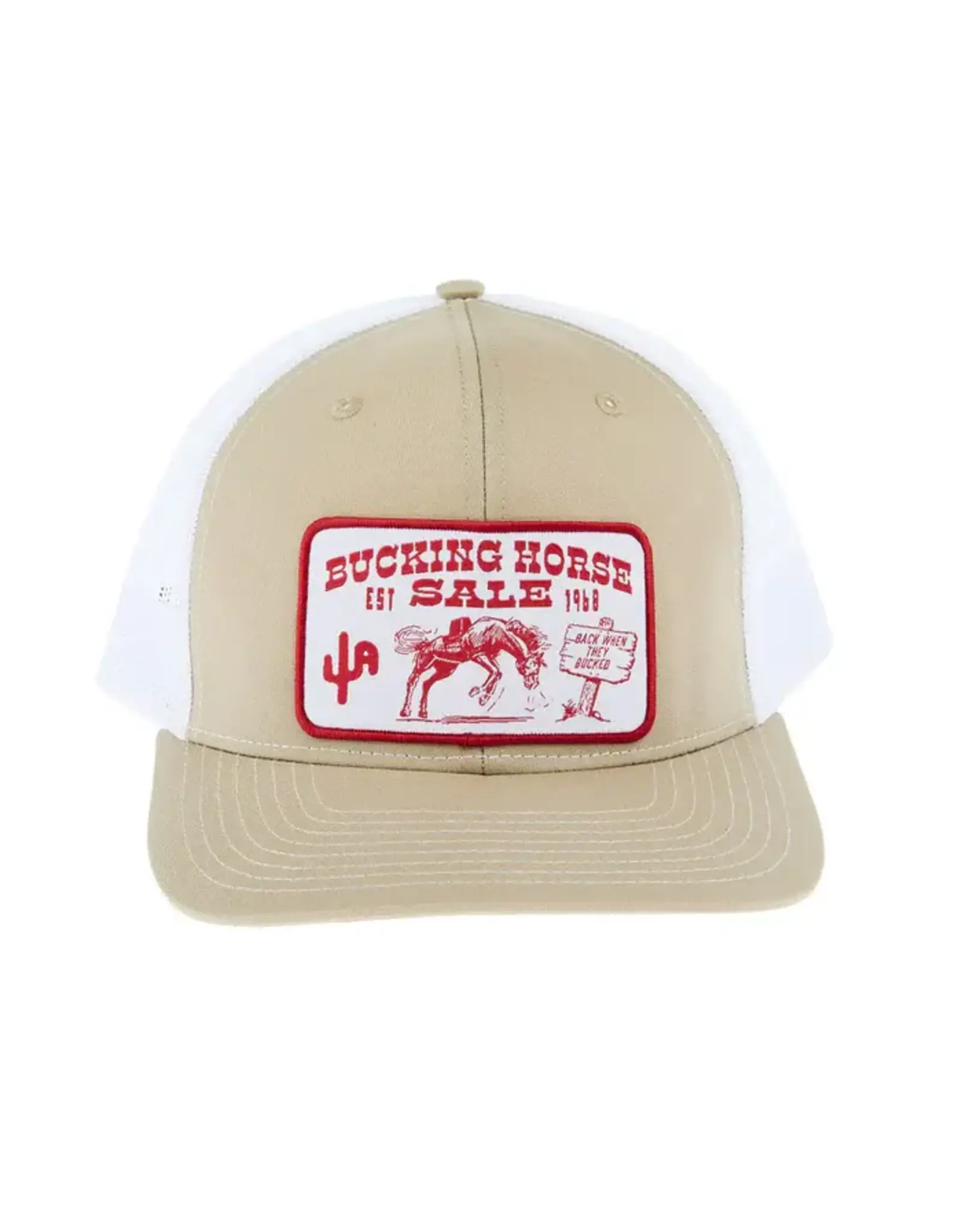 Cactus Alley Hat Co. Cactus Alley "Bucking Horse Sale" Tan Richardson 112 Cap