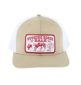 Cactus Alley Hat Co. Cactus Alley "Bucking Horse Sale" Tan Richardson 112 Cap