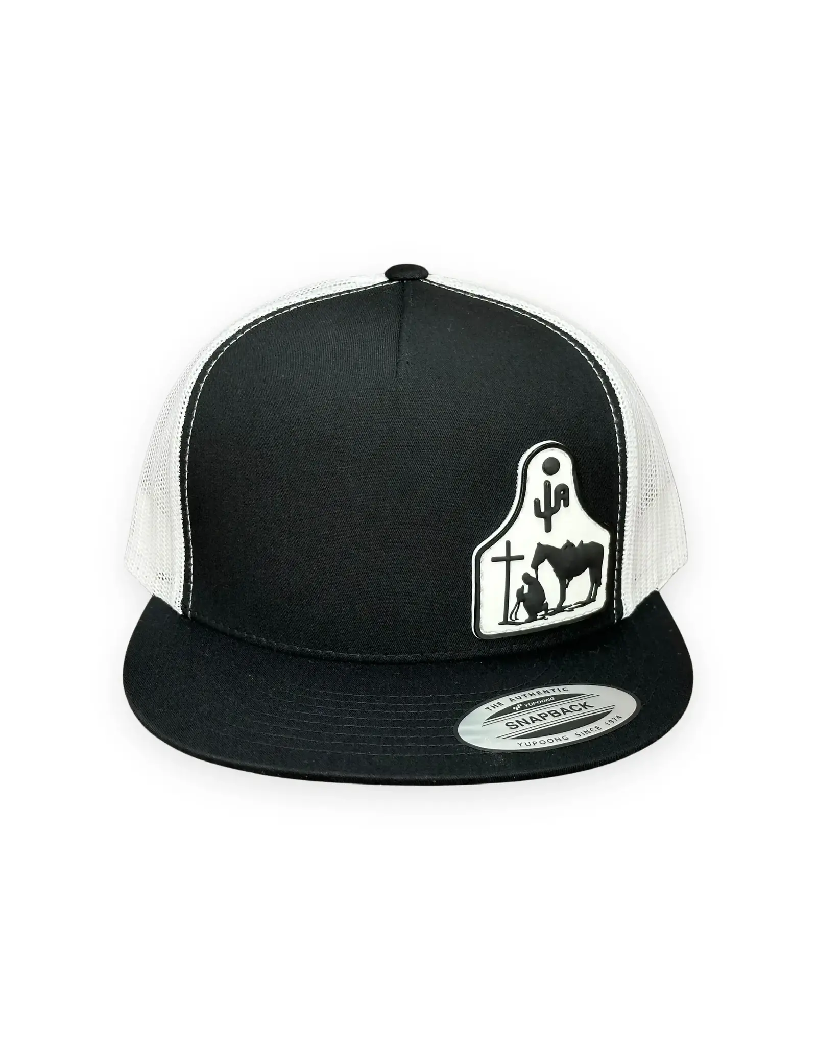 Cactus Alley Hat Co. Cactus Alley "Cowboy at the Cross" Black Snapback Cap