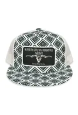 Cactus Alley Hat Co. Cactus Alley "Psalm 50" Black/White Aztec Snapback Cap