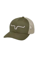 Kimes Ranch Weekly Trucker Hat GN011 Moss/Tan