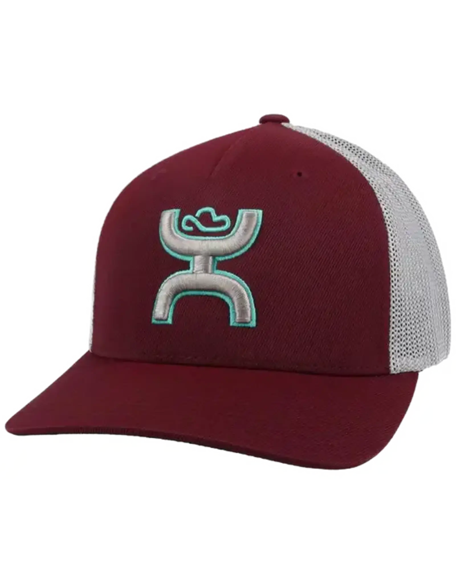 Hooey Hooey Coach Maroon/Grey 2112MAGY-01 Sz. S/M Flexfit Cap