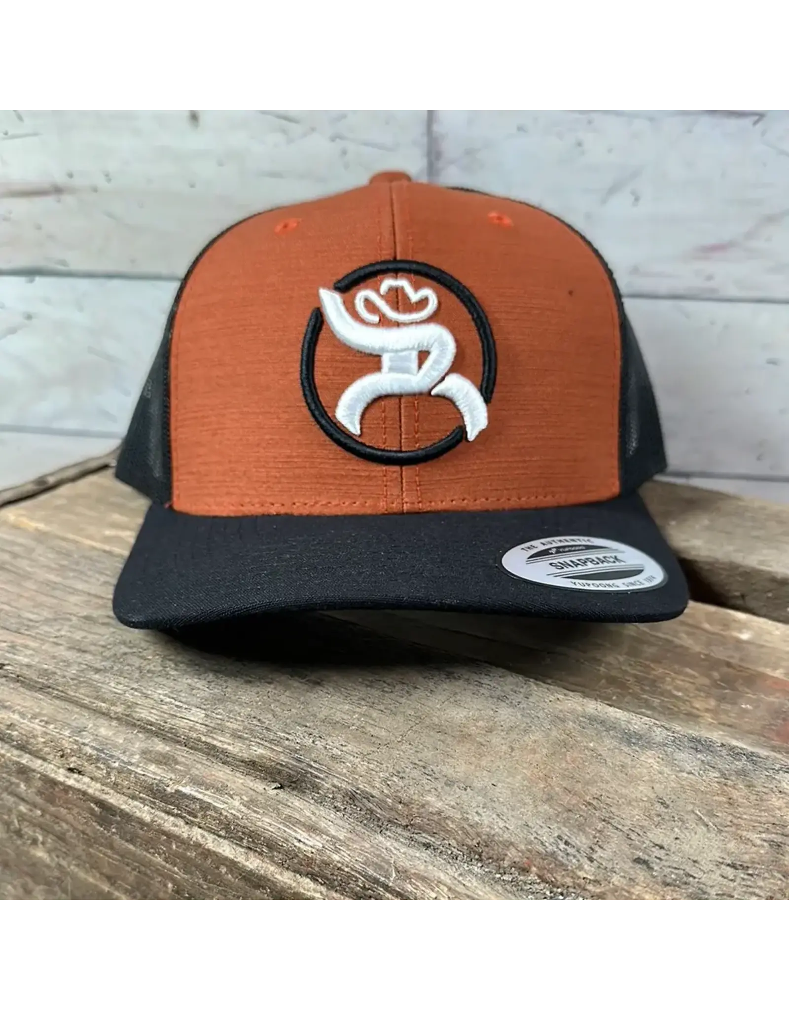 Hooey Hooey Roughy Orange/Blk Snapback Cap 4031T-ORBK