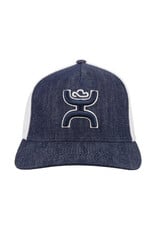 Hooey Hooey Coach Denim/White 2112DEWH-01 Sz. S/M Flexfit Cap