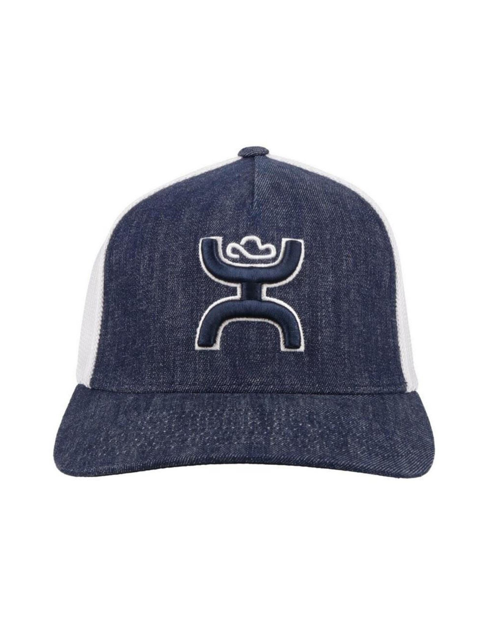 Hooey Hooey Coach Denim/White 2112DEWH-01 Sz. S/M Flexfit Cap