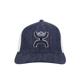 Hooey Hooey Coach Denim/White 2112DEWH-01 Sz. S/M Flexfit Cap