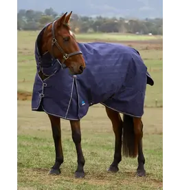 Weatherbeeta Comfitec Prelim Turnout Combo 220G Navy Embossed