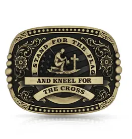 Attitude Jewelry Attitude Kneel for the Cross Belt Buckle A1040C