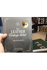 Tru Fragrance Leather Small Batch No. 2 Vintage Label Cologne 98085