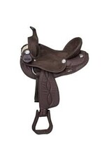 Royal King King Series Synthetic Round Skirt Competition Saddle KS326-218-16 16” seat Wide tree
