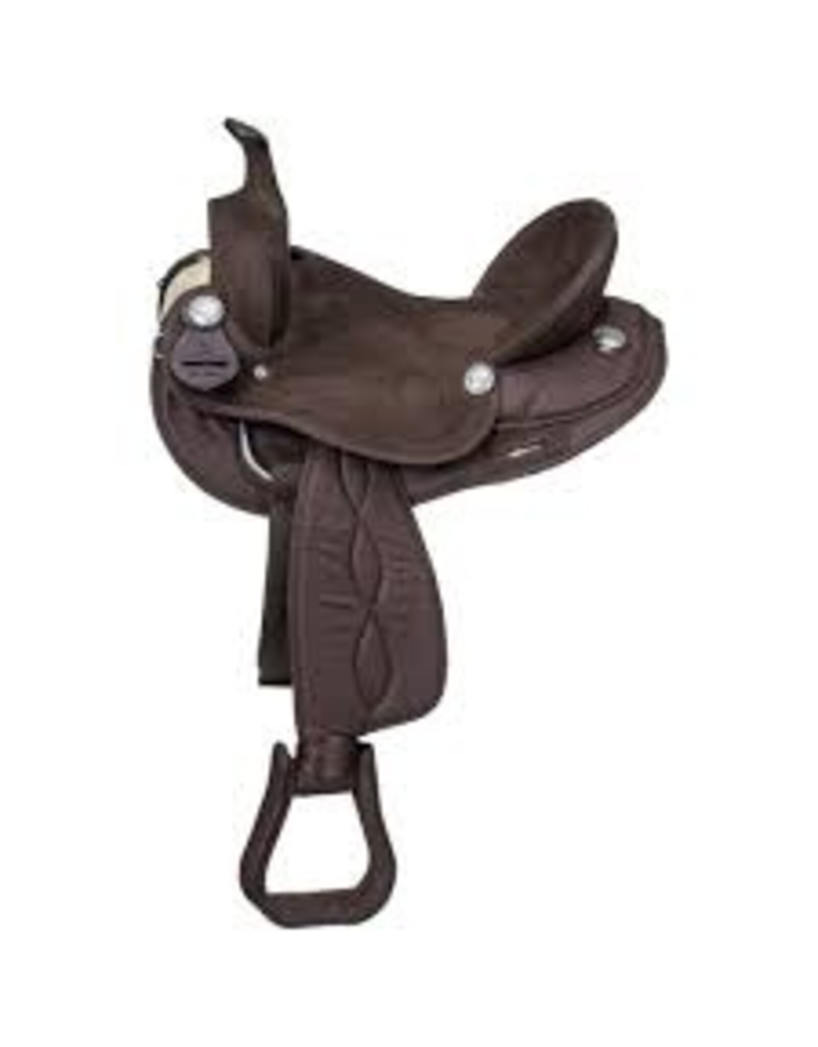 Royal King Synthetic Round Skirt 16” Wide Tree Competition Saddle KS326-218-16