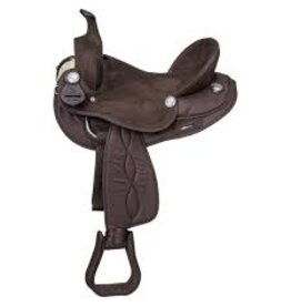 Royal King Synthetic Round Skirt 16” Wide Tree Competition Saddle KS326-218-16