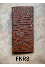 Ranger Ranger Cognac Croc Print FKR3 Rodeo Wallet