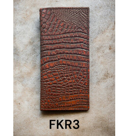 Ranger Ranger Cognac Croc Print FKR3 Rodeo Wallet