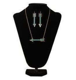 Silver Strike Silver Strike Arrow W/Turquoise Earring Set D450023733 C/O