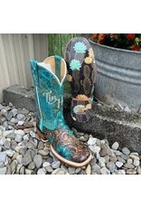 Tin Haul Tin Haul Ladies Cactus Flower Desert Sole  Western Boots 14-021-0007-1533 BR