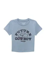 Wrangler Wrangler Infants “Future Cowboy" Ashley Blue Heather T-Shirt 112368710