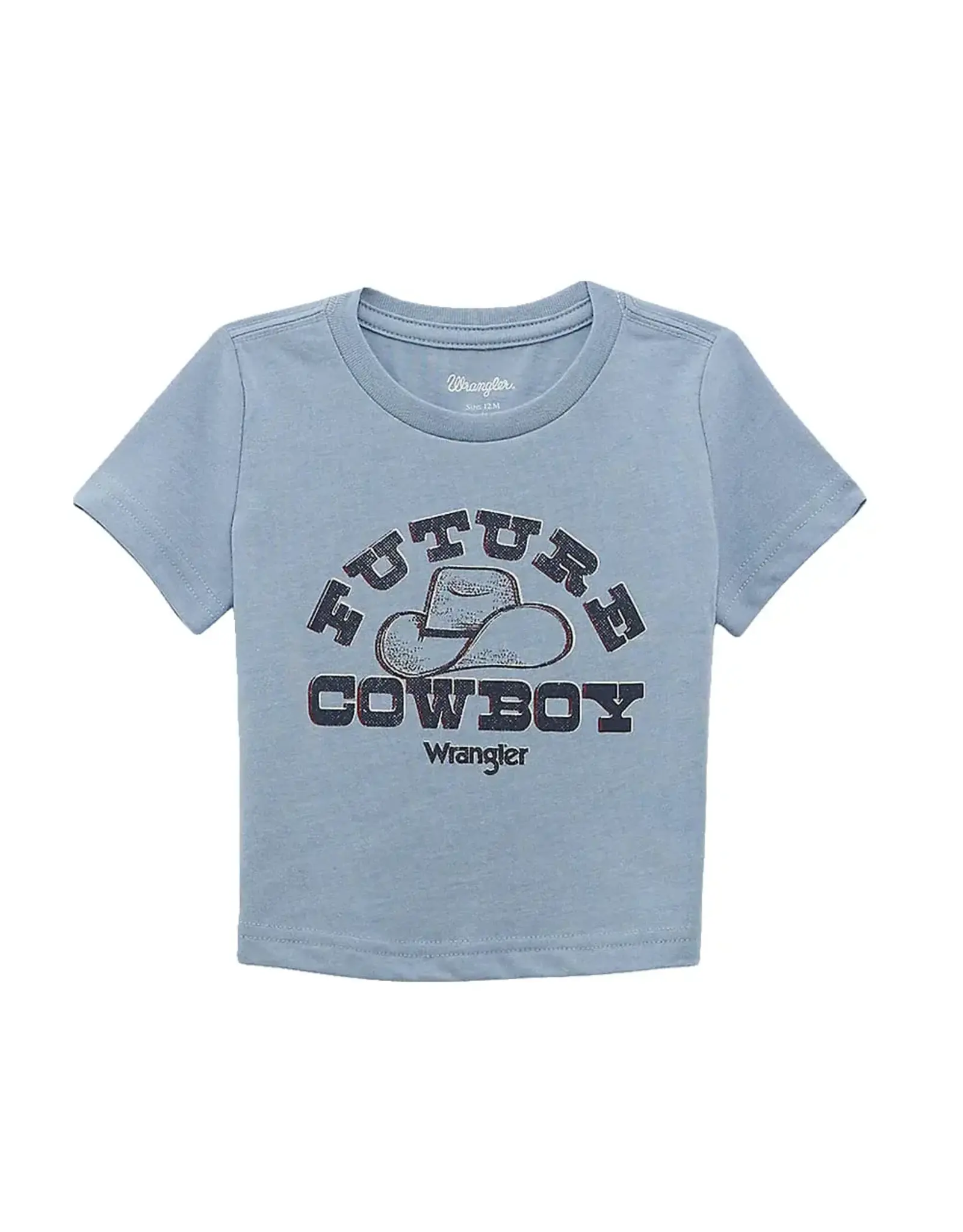 Wrangler Wrangler Infants “Future Cowboy" Ashley Blue Heather T-Shirt 112368710
