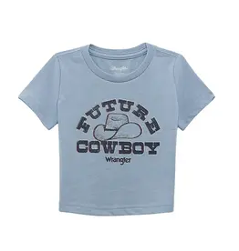 Wrangler Wrangler Infants “Future Cowboy" Ashley Blue Heather T-Shirt 112368710