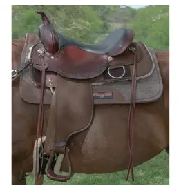 High Horse Magnolia 16" Seat Extra Wide Tree 6909-1601-06 Cordura Trail Saddle