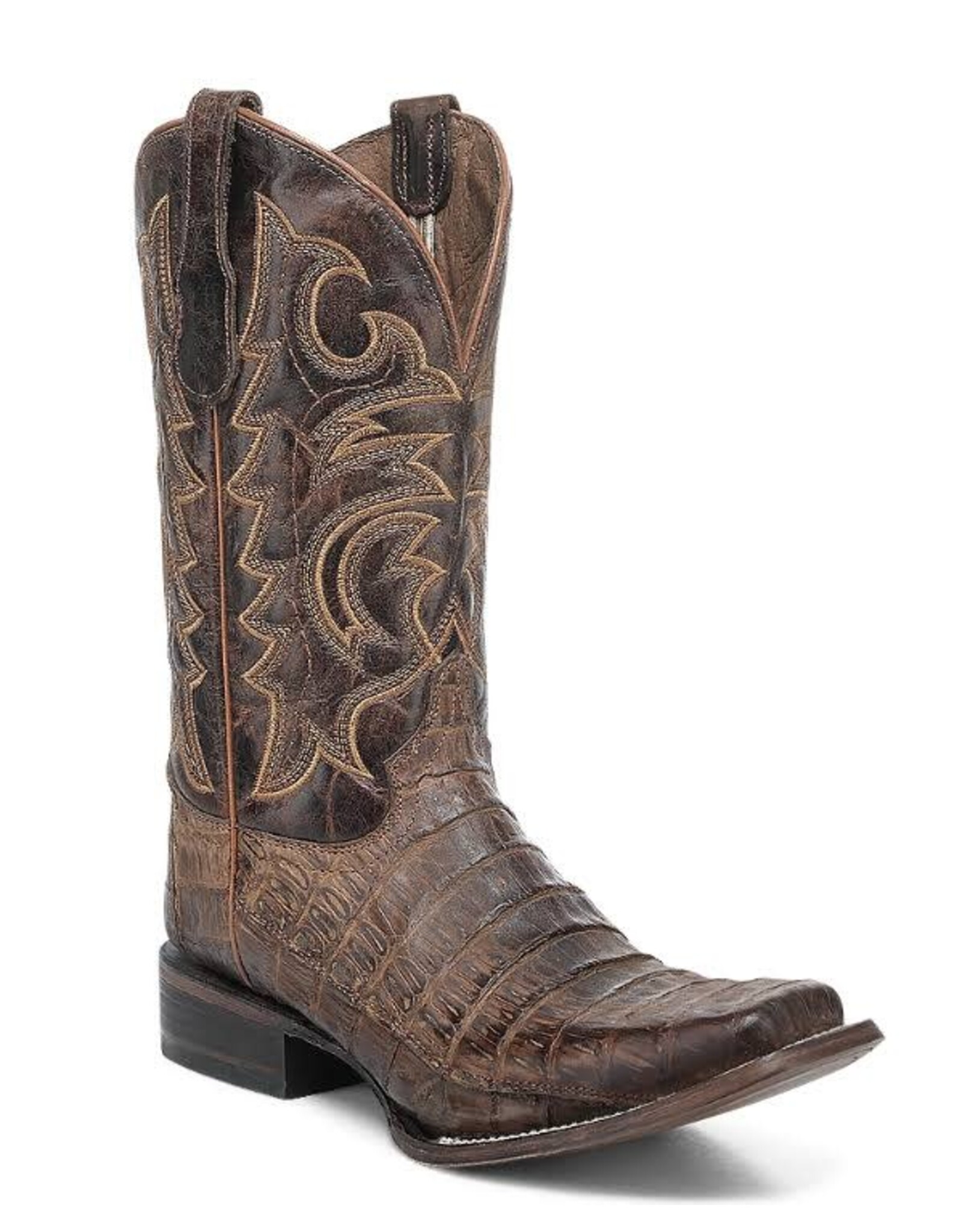 Circle G  Mens Honey Caiman Western Boots L8012