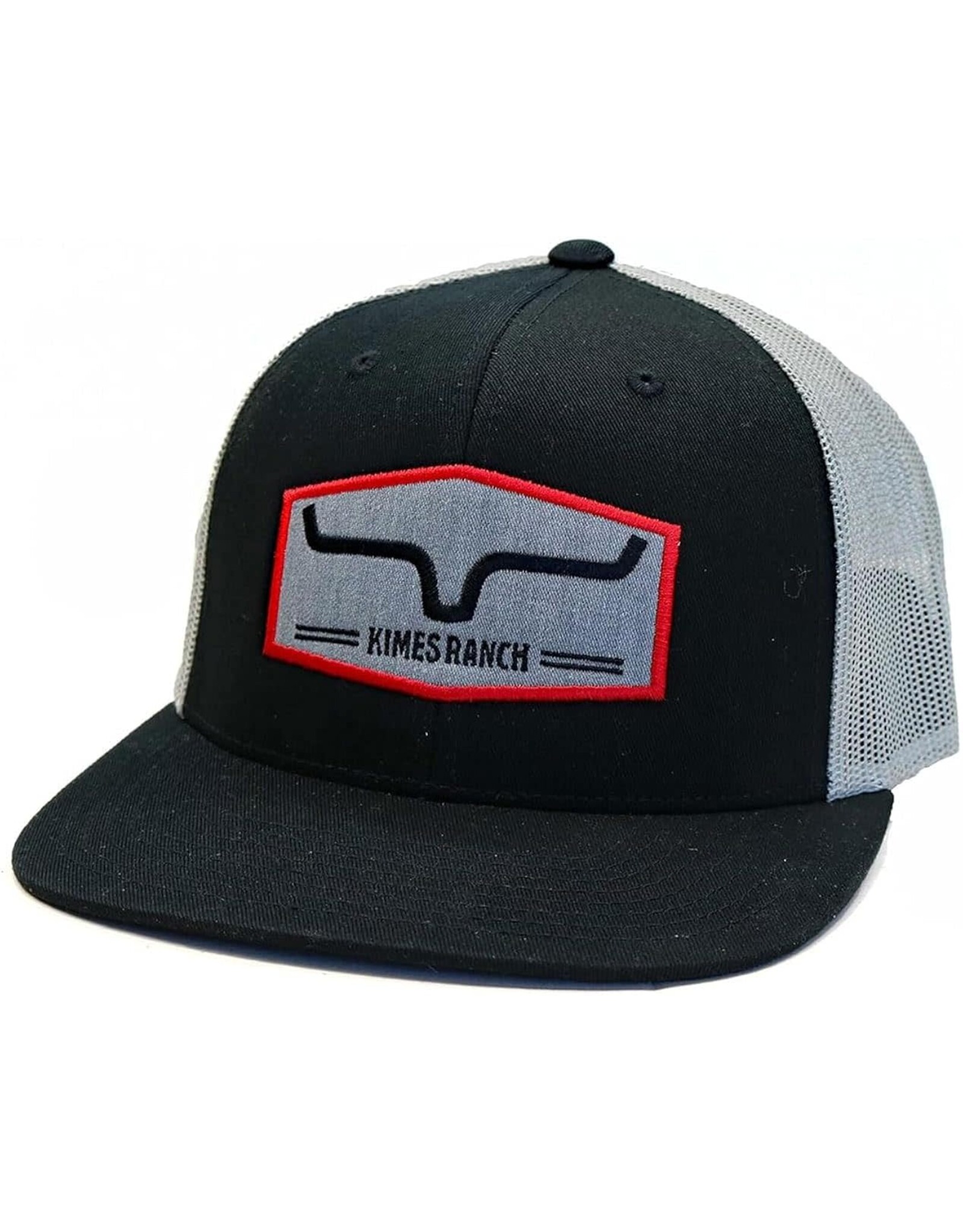 Kimes Ranch Black Replay Trucker Cap