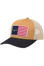 Kimes Ranch American Trucker Workwear Brown/Navy Cap